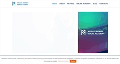 Desktop Screenshot of miguelmanzovocalstudio.com